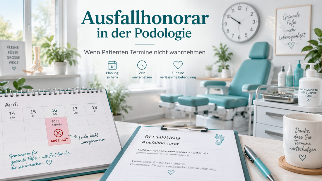 Ausfallhonorar in der Podologie