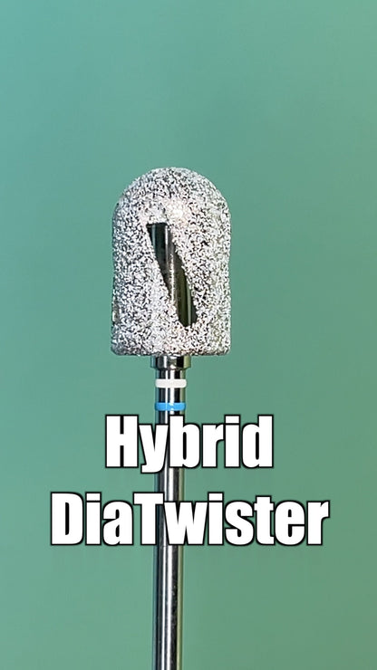 Hybrid DiaTwister Fräser aus dem Mykose-Set, diamantierter Rundkopf